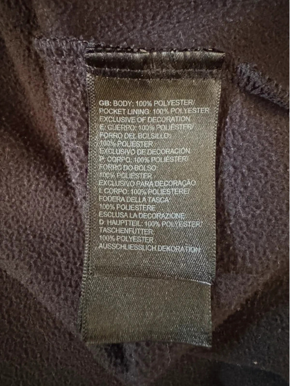 Women’s North Face black fleece high neck pullover Large - Picture 5 of 6